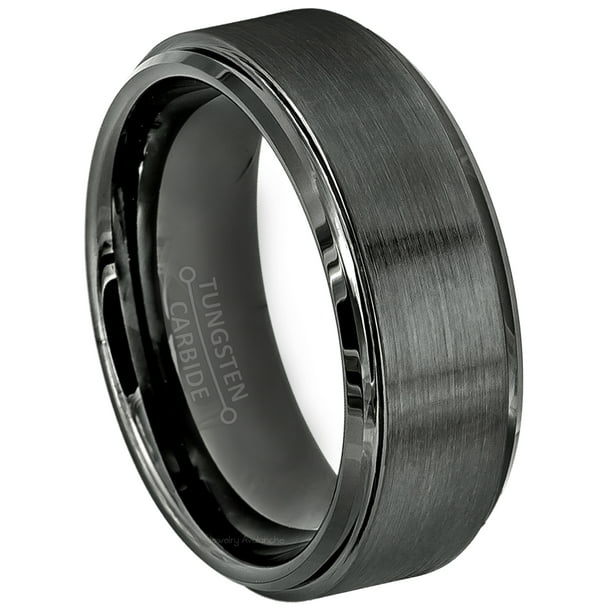 8 MM Men's Polished Tungsten Ring  #25 
